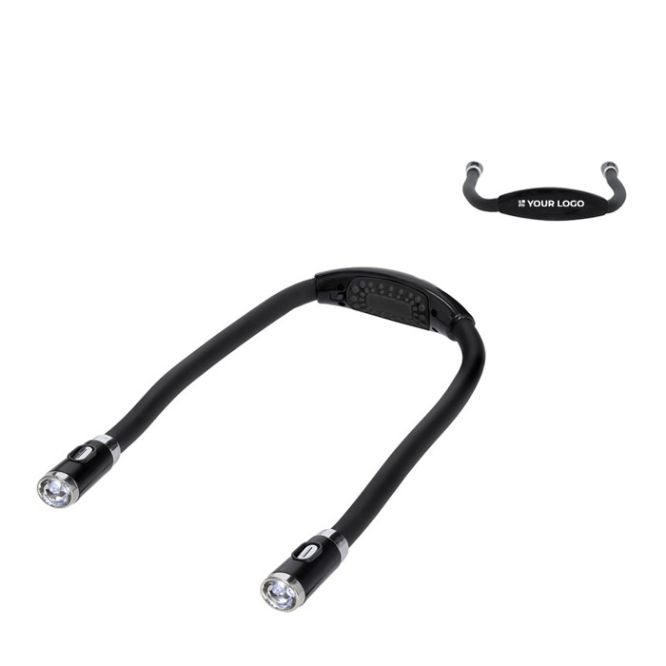 Lámpara manos libres de lectura con diseño ergonómico y 4 luces LEDs