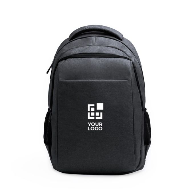 Mochila ejecutiva de poliéster eco con cinta para trolley PC 13