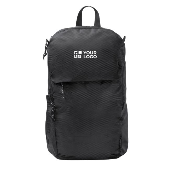 Mochila ecológica repelente al agua con bolsillos y cremallera 9