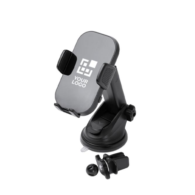 Soporte coche smartphone cargador inalámbrico 15W ajustable