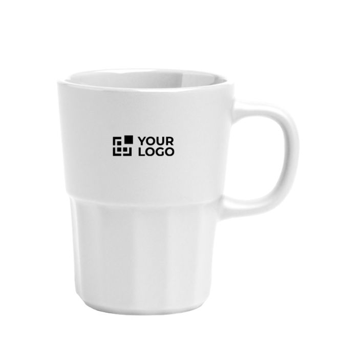 Taza de cerámica con acabado mate e interior a juego 450ml