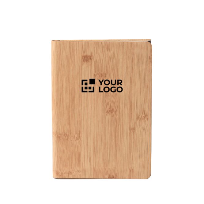 Bloc de notas con soporte móvil y alfombrilla ratón A5 hojas lisas