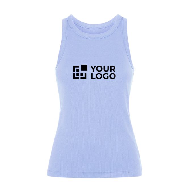 Camiseta sin mangas mujer en punto canalé 270 g/m2 Roly Direct Dribe