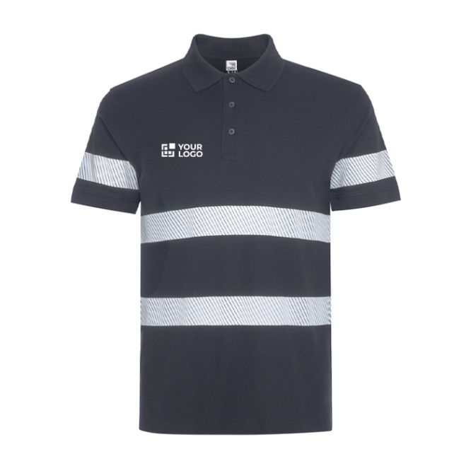 Polo unisex de manga corta de alta visibilidad 220 g/m2 Roly Foran