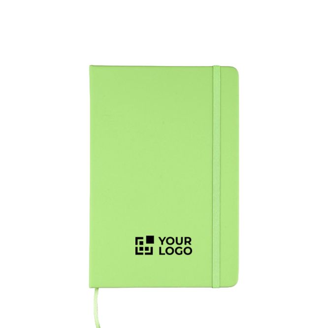 Libreta de tapa dura RPET con todo a juego hojas a rayas A5