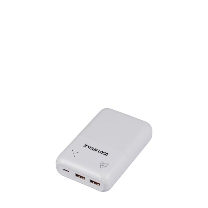 Powerbank de plástico reciclado con carga rápida 20.000 mAh