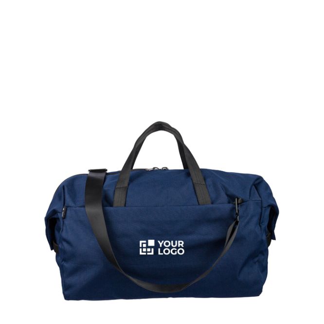 Bolsa de deporte espaciosa hecha de residuos plásticos del océano