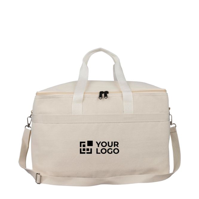 Bolsa nevera con fuelle y doble asas regulables con capacidad de 23L