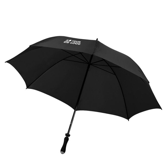 Paraguas manual de 8 paneles con funda y asa bandolera Ø131