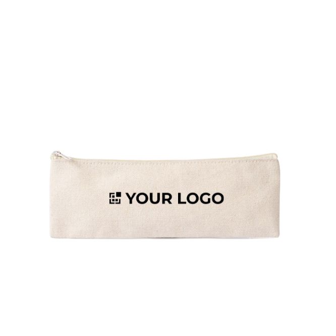 Estuche de algodón reciclado con banda elástica para libreta