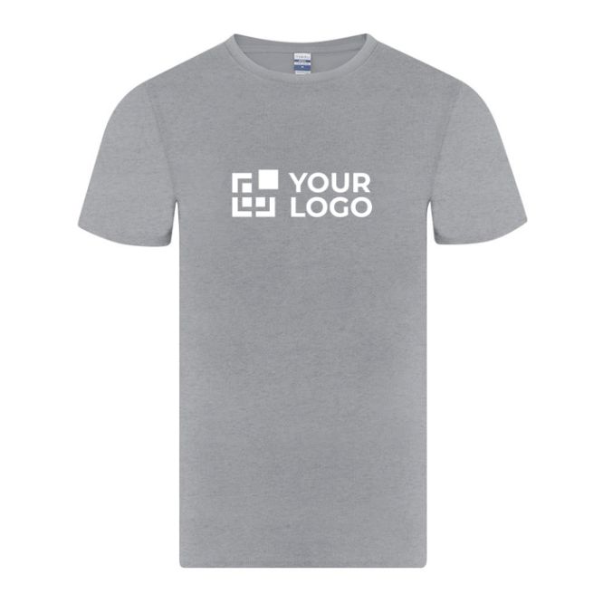 Camiseta adulto manga corta de algodón con cuello redondo 150g/m²