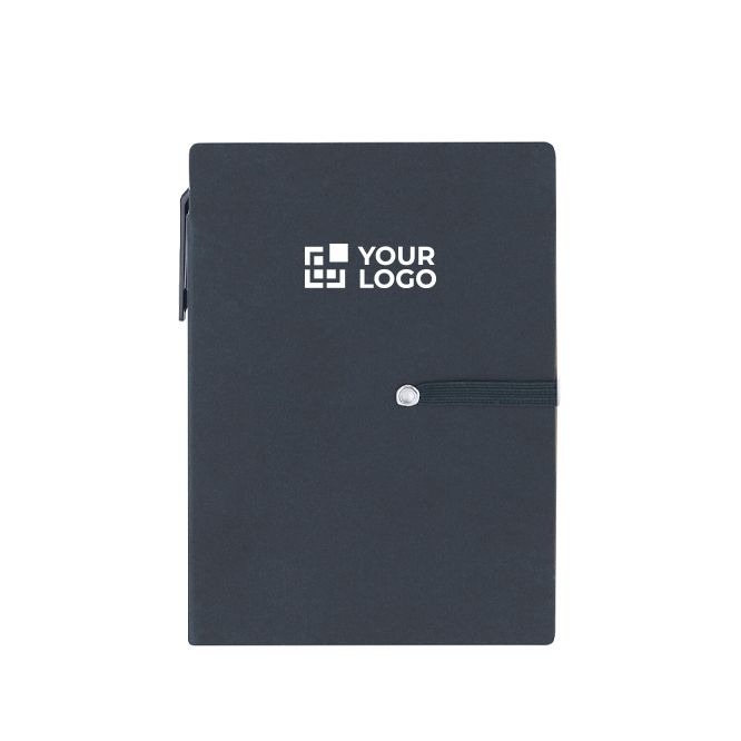 Bloc de notas con hojas para apuntes, notas adhesivas y bolígrafo A6