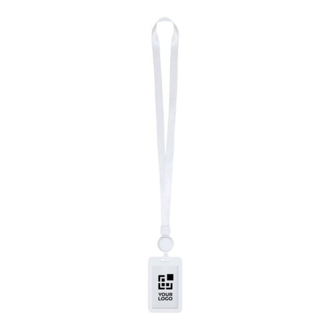 Lanyard extensible con portatarjetas desmontable y clip