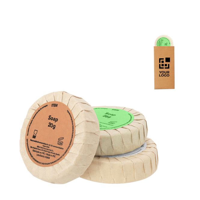 Set de jabones en envoltorio individual con 3 aromas diferentes