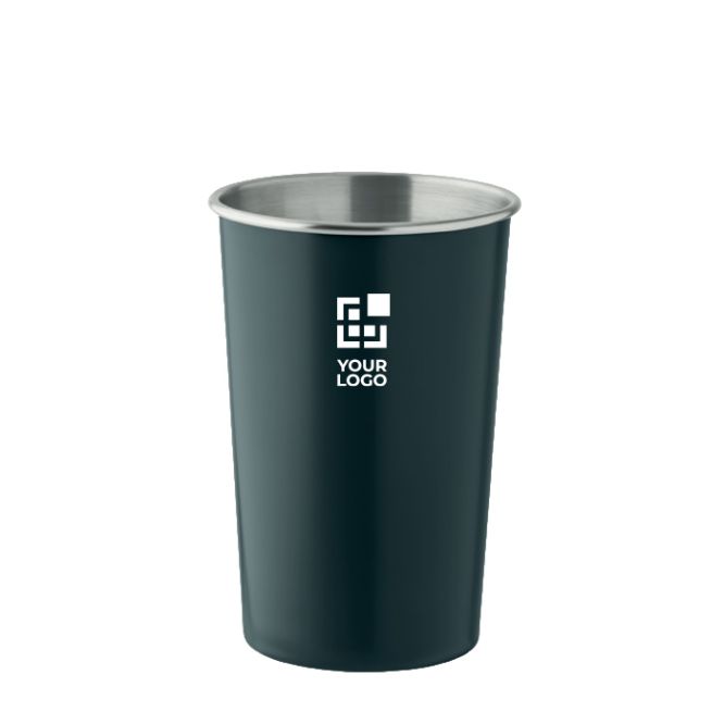 Vaso reutilizable de acero inoxidable reciclado con capacidad 350ml