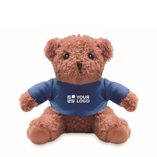 Osito de peluche con camiseta de colores personalizable