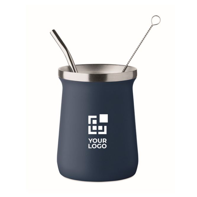 Vaso de acero inoxidable especial para yerba mate 240ml