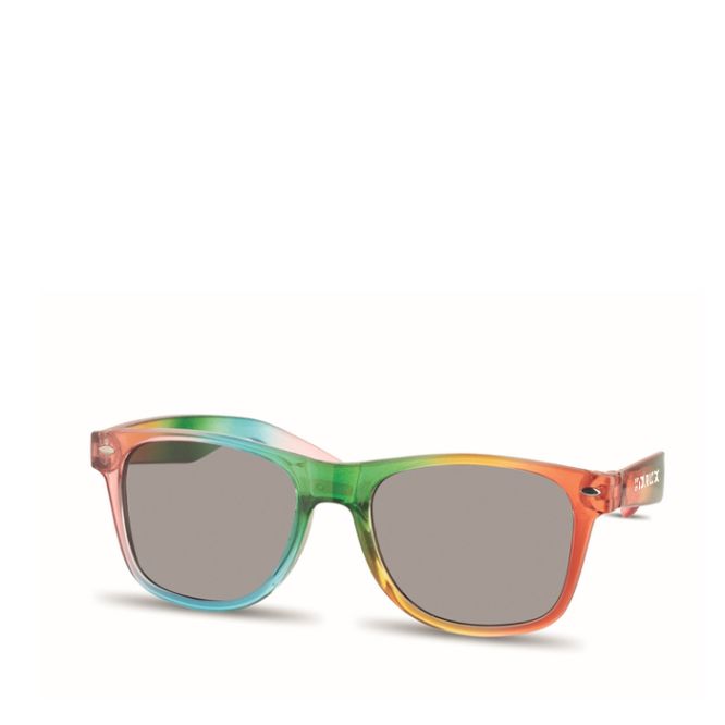 Gafas de sol multicolor arco iris con protección UV400