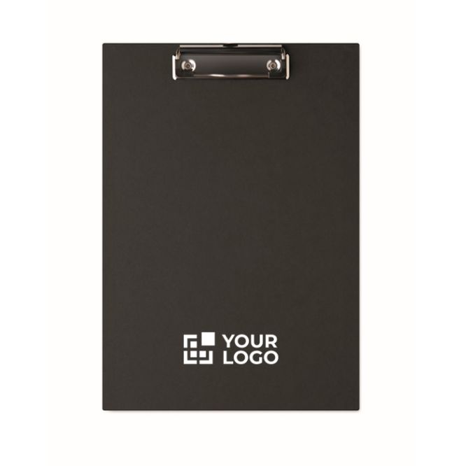 Portapapeles de cartón ligero con clip metálico A4