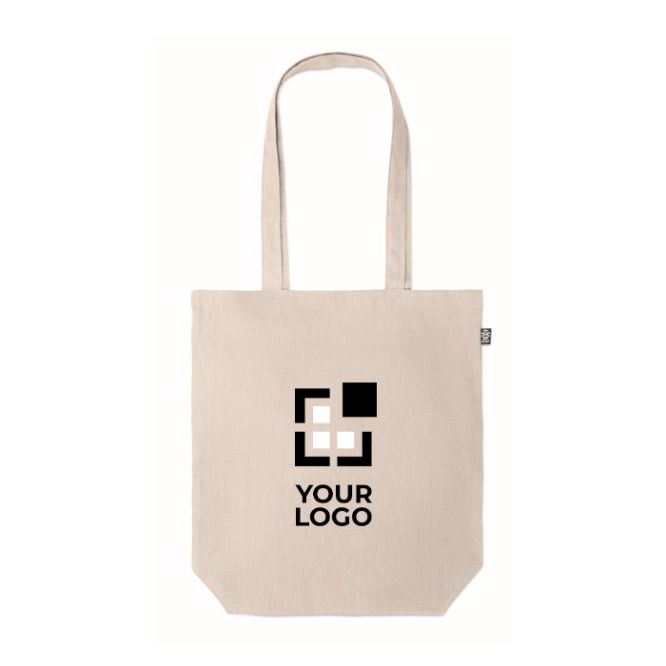 Bolsa para compras personalizada cáñamo vista principal