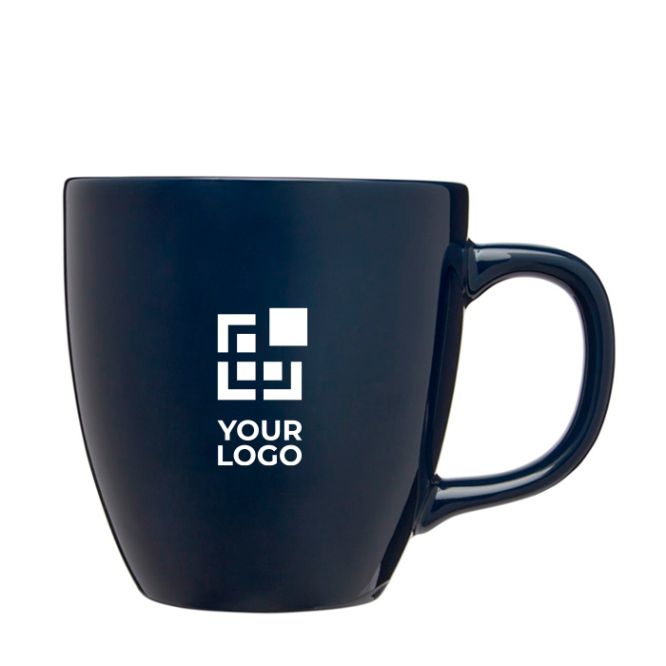 Taza de cerámica con acabado brillante