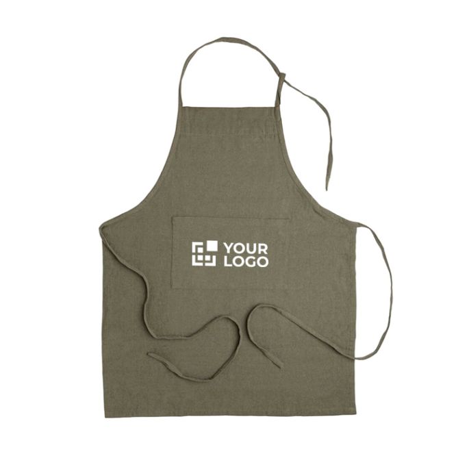 Delantal algodón reciclado tejido a mano para eventos Originalhome