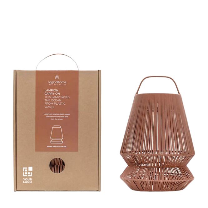 Pantalla portátil de plástico reciclado para lámpara Originalhome