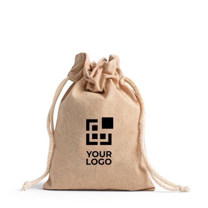 Bolsa regalo de algodón reciclado 140 g/m2 vista principal