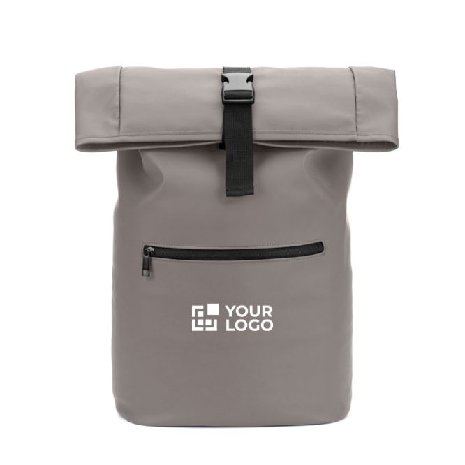 Mochila enrollable para portátil con piel sintética 15L 16