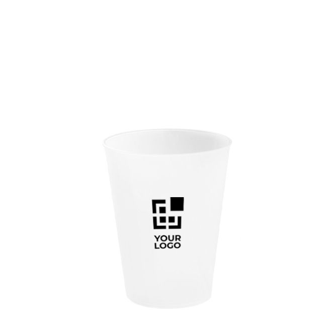Vaso de fiesta de plástico de pared simple fabricado en Europa 330ml