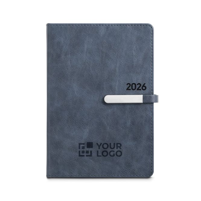 Agenda color negro para empresas vista principal