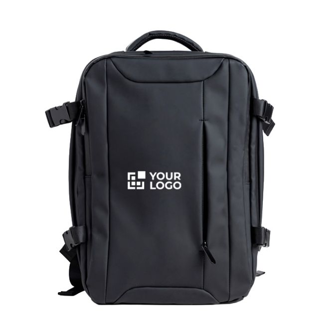 Mochila extensible tipo under the seat con bolsillo antirrobo 15,6