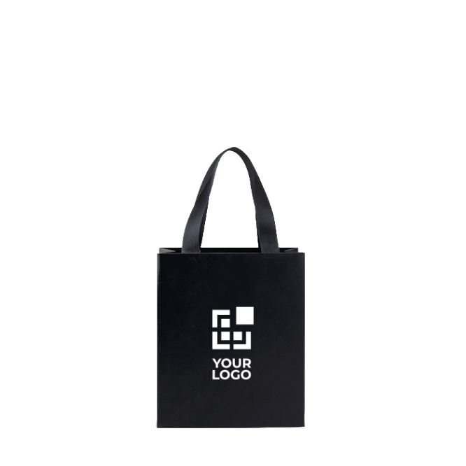 Bolsa de papel premium en acabado mate con asas de tela resistente 4kg