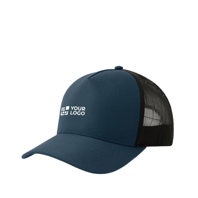 Gorra trucker ecológica de 5 paneles con protección solar UPF50