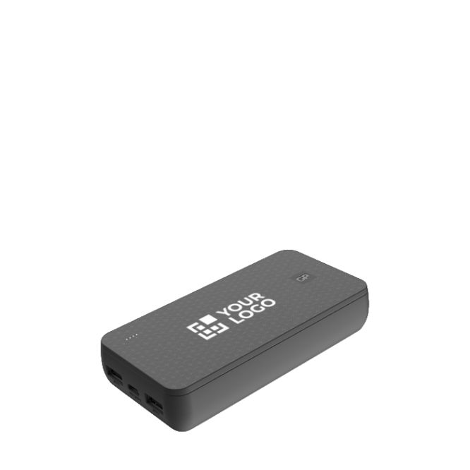 Powerbank 20000mAh con 3 cargas simultáneas y puertos USB-A y USB-C