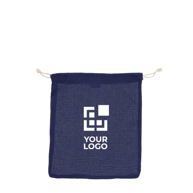 Bolsa reutilizable de algodón para frutas y verduras 25x30 cm vista principal