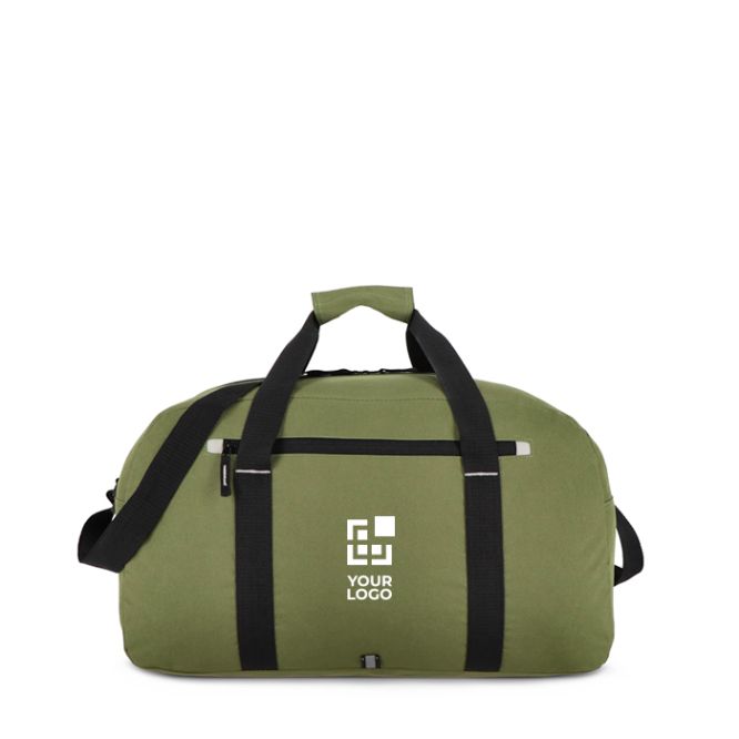 Bolsa de viaje o deporte con detalle reflectante y cremallera 35L