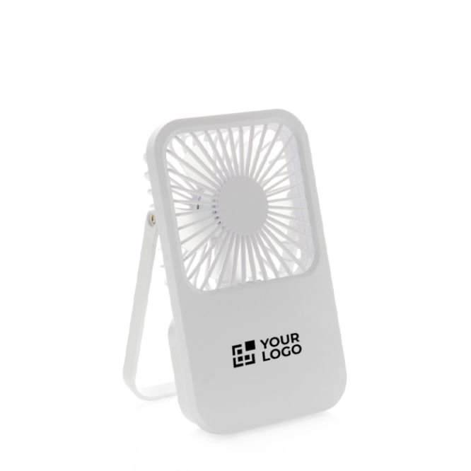 Ventilador de escritorio recargable con 3 velocidades 5W 1.200 mAh