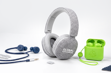 Auriculares personalizados con logo
