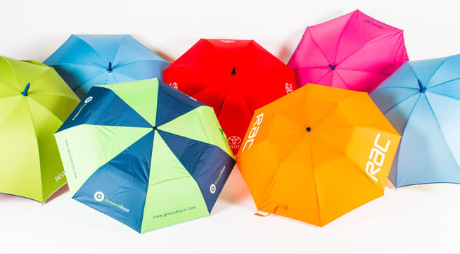 Paraguas como regalo de empresa