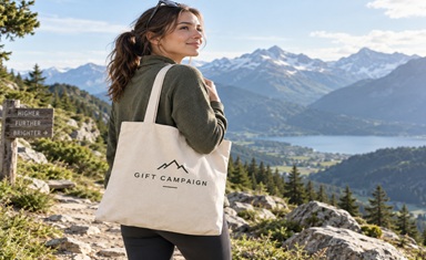 Bolsa personalizada para pack sostenible