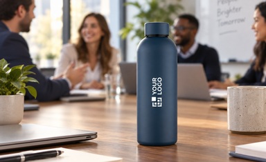 Botella personalizada para pack sostenible