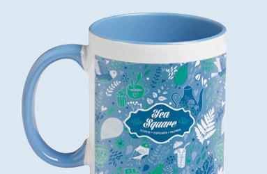 Taza personalizada a todo color