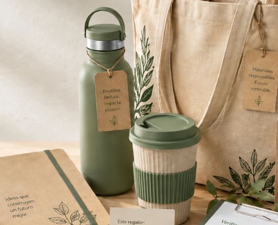Pack de merchandising sostenible personalizado