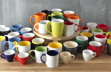 Variedad tazas empresa